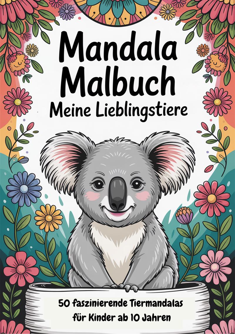 Mandala Malbuch - Meine Lieblingstiere